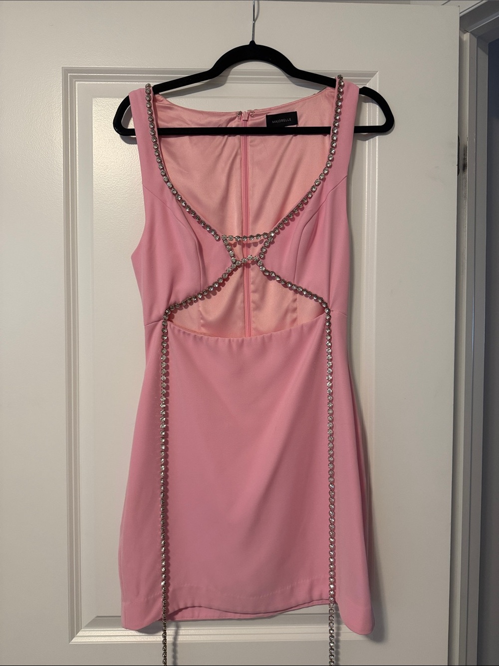 Majorelle Mini Dress in Bubbglegum pink